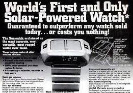 World's first solar powered watch